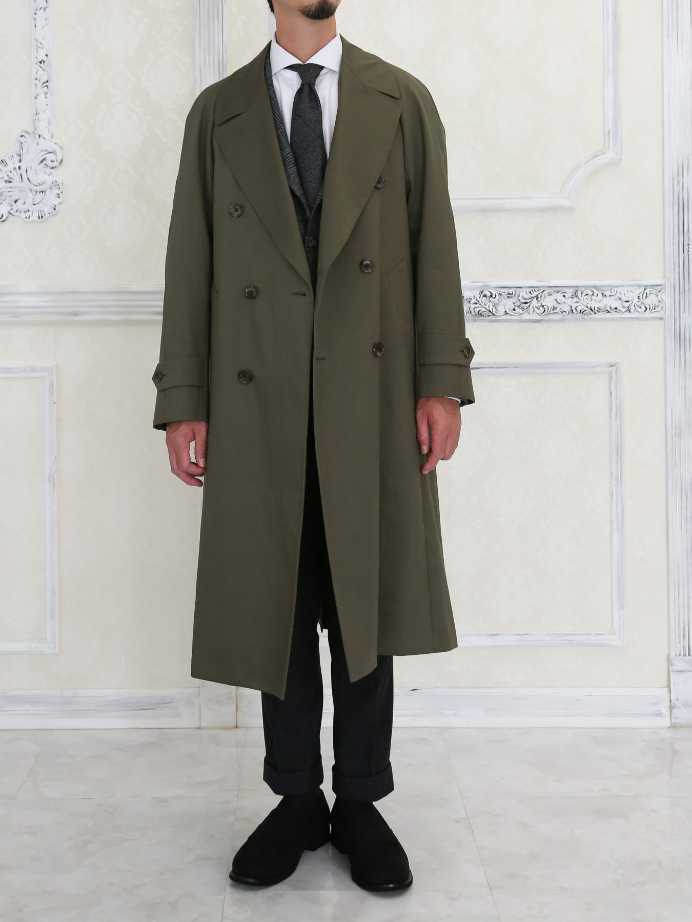 【ﾀﾞﾌﾞﾙﾗｸﾞﾗﾝｺｰﾄ】ｶｰｷｰ /Millerain